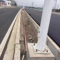 太阳能路灯施工现场